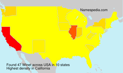 Surname Winet in USA Surname Winet in USA