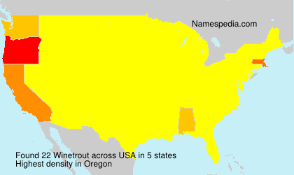 Surname Winetrout in USA Surname Winetrout in USA