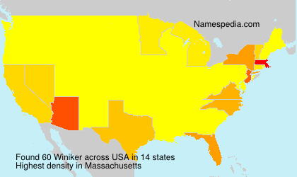 Surname Winiker in USA Surname Winiker in USA