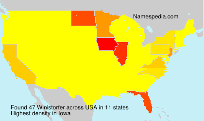 Surname Winistorfer in USA Surname Winistorfer in USA