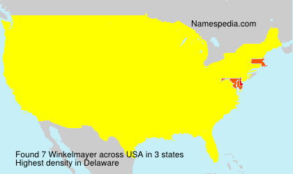 Surname Winkelmayer in USA Surname Winkelmayer in USA