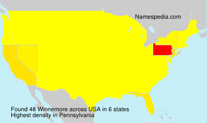 Surname Winnemore in USA Surname Winnemore in USA