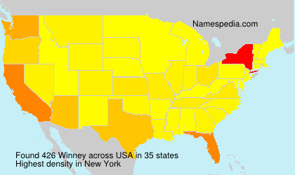 Surname Winney in USA Surname Winney in USA
