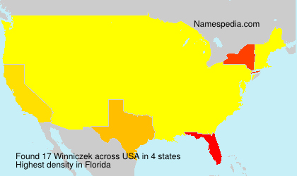 Surname Winniczek in USA Surname Winniczek in USA