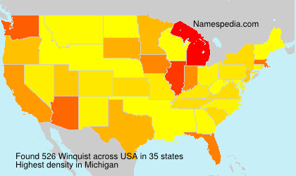 Surname Winquist in USA Surname Winquist in USA