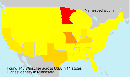 Surname Winscher in USA Surname Winscher in USA