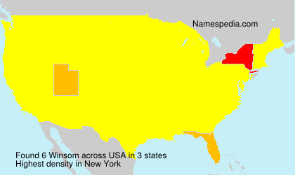 Surname Winsom in USA Surname Winsom in USA
