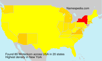 Surname Winterkorn in USA Surname Winterkorn in USA