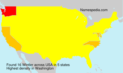 Surname Wintler in USA Surname Wintler in USA