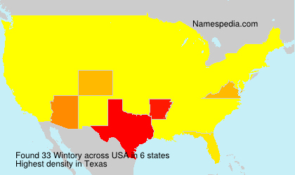 Surname Wintory in USA Surname Wintory in USA