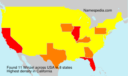 Surname Winzel in USA Surname Winzel in USA