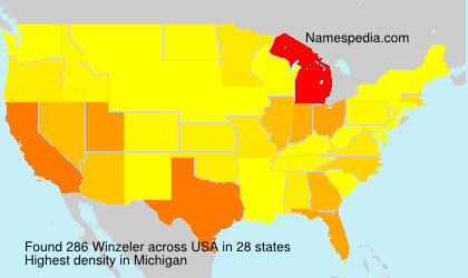 Surname Winzeler in USA Surname Winzeler in USA