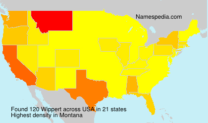 Surname Wippert in USA