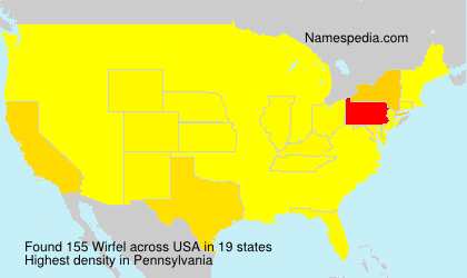 Surname Wirfel in USA Surname Wirfel in USA