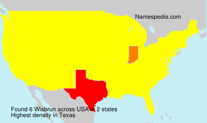 Surname Wisbrun in USA Surname Wisbrun in USA