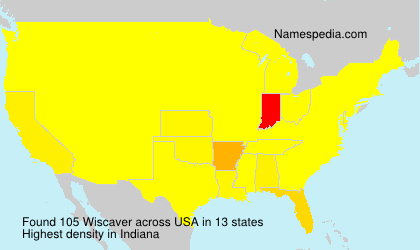 Surname Wiscaver in USA Surname Wiscaver in USA