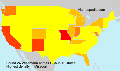 Surname Wisemann in USA Surname Wisemann in USA