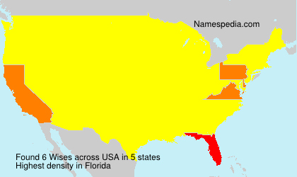 Surname Wises in USA