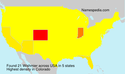 Surname Wishmier in USA Surname Wishmier in USA