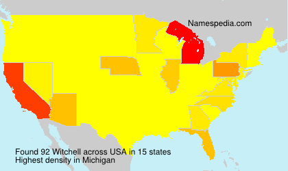 Surname Witchell in USA Surname Witchell in USA