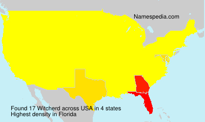 Surname Witcherd in USA Surname Witcherd in USA