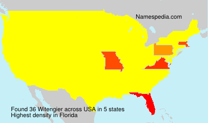 Surname Witengier in USA Surname Witengier in USA