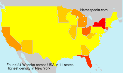 Surname Witenko in USA Surname Witenko in USA
