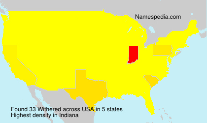 Surname Withered in USA Surname Withered in USA