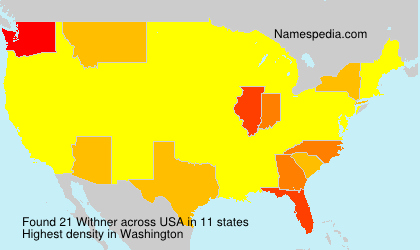 Surname Withner in USA Surname Withner in USA