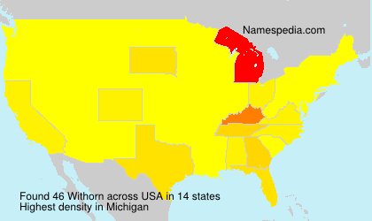 Surname Withorn in USA Surname Withorn in USA