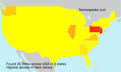 Surname Witiw in USA Surname Witiw in USA