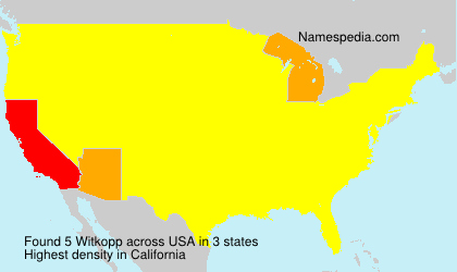 Surname Witkopp in USA Surname Witkopp in USA