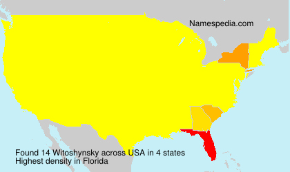 Surname Witoshynsky in USA Surname Witoshynsky in USA