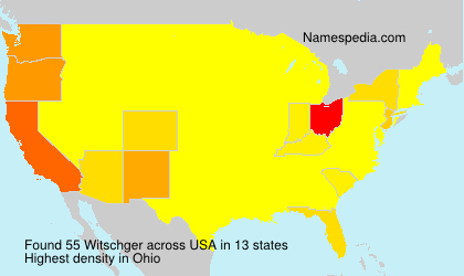 Surname Witschger in USA Surname Witschger in USA