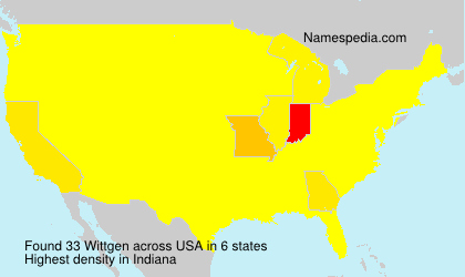 Surname Wittgen in USA Surname Wittgen in USA