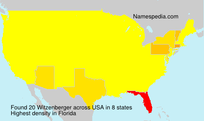 Surname Witzenberger in USA Surname Witzenberger in USA