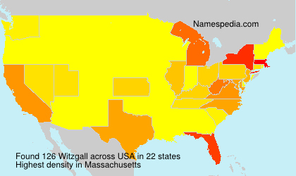 Surname Witzgall in USA Surname Witzgall in USA