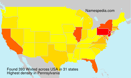 Surname Wixted in USA Surname Wixted in USA