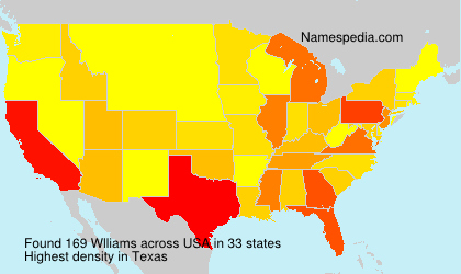 Surname Wlliams in USA Surname Wlliams in USA