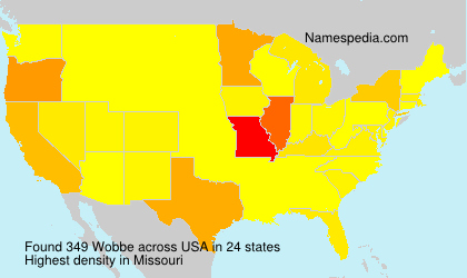 Surname Wobbe in USA Surname Wobbe in USA