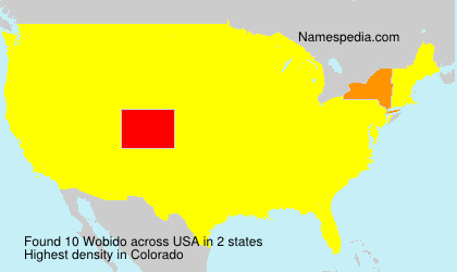 Surname Wobido in USA