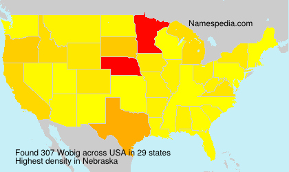 Surname Wobig in USA Surname Wobig in USA