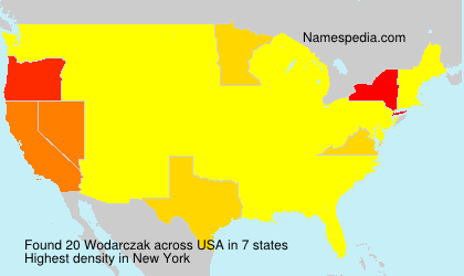 Surname Wodarczak in USA Surname Wodarczak in USA