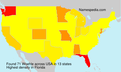 Surname Woehle in USA Surname Woehle in USA