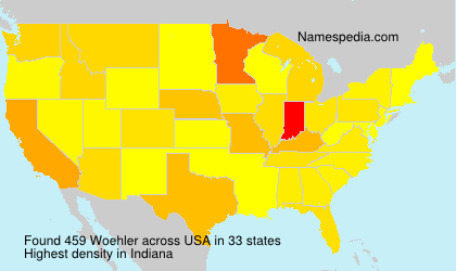 Surname Woehler in USA Surname Woehler in USA