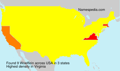 Surname Woelflein in USA Surname Woelflein in USA