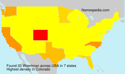 Surname Woertman in USA Surname Woertman in USA