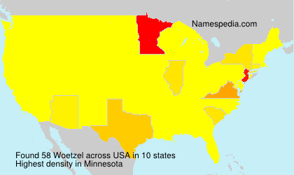 Surname Woetzel in USA Surname Woetzel in USA