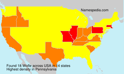Surname Wofle in USA Surname Wofle in USA
