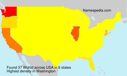 Surname Wohld in USA Surname Wohld in USA